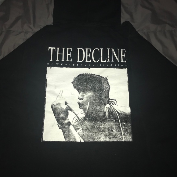 SUPREME “THE DECLINE” HOODIE AUTHENTIC